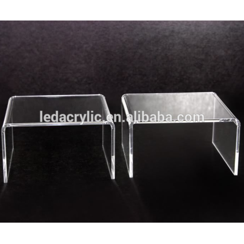 Clear Acrylic Riser Stand Shelf window counter display Jewelry Gifts Showcase